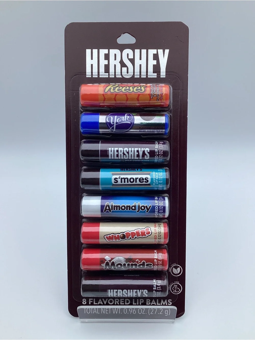 Hershey 8 Flavored Lip Balm Set Candy Inspired Flavors - Unisex